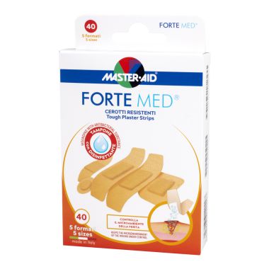 FORTE MED Náplast pevná voděodolná - 5 velikostí (40ks)