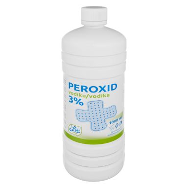 Peroxid vodíku 3% - v plastové láhvi - 1000ml