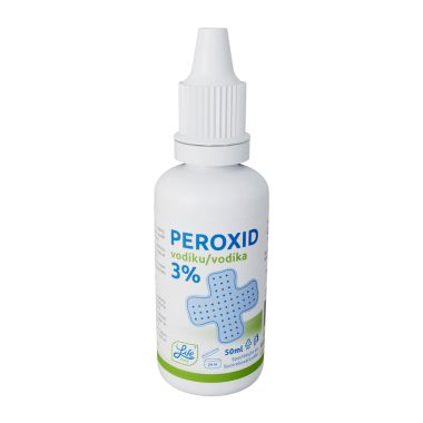 Peroxid vodíku 3% - v plastové lahvičce s kapátkem - 50ml